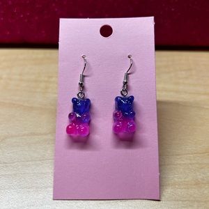 Gummy Bear Earrings (Blue/Pink)